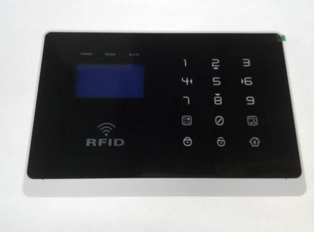 GSM сигнализация с rfid картой и сенсорной клавиатурой|system alarm|system alarm gsmsystem |