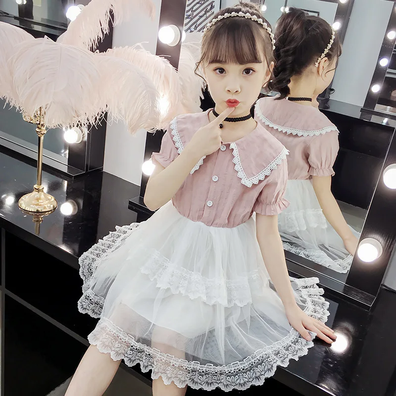 fashion girls dress 2019 summer clothes toddler baby vestidos girl party elegant and wedding 10 12 14 years | Детская одежда и