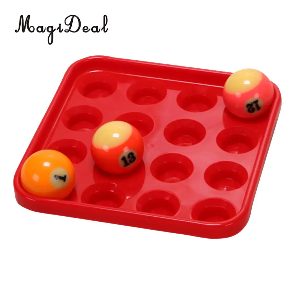 Прочный пластиковый снукер или поднос для шариков бассейна MagiDeal из 2 предметов