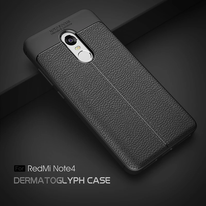 Для Xiaomi Redmi Note 4 чехол Роскошный ультра-тонкий мягкий кожаный из ТПУ дизайн чехол s для Xiaomi Redmi Note 4X Note 4 чехол для глобальной версии