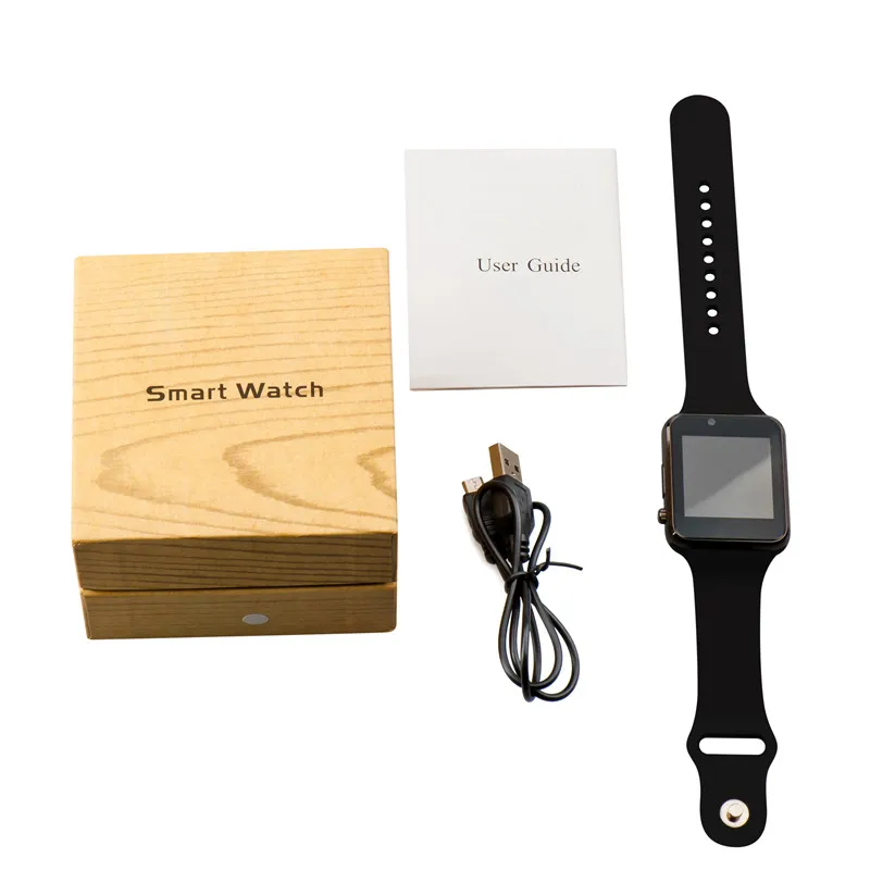 A1 Bluetooth Smartwatch Спорт Шагомер Sim-карты Камеры Релох inteligente для Телефона ПК Apple Watch fit