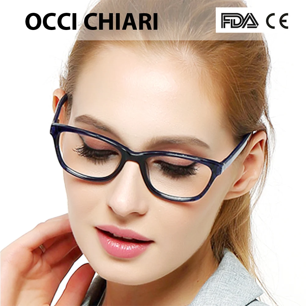 OCCI CHIARI, высокое качество, модные очки, унисекс, фирменный дизайн, очки, оправа, Змеиный узор, W-ZELA
