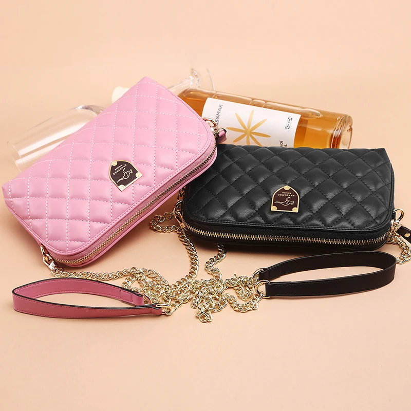 

Kangaroo Kingdom Fashion Pu Leather Women Bag Plaid Small Women Messenger Bags