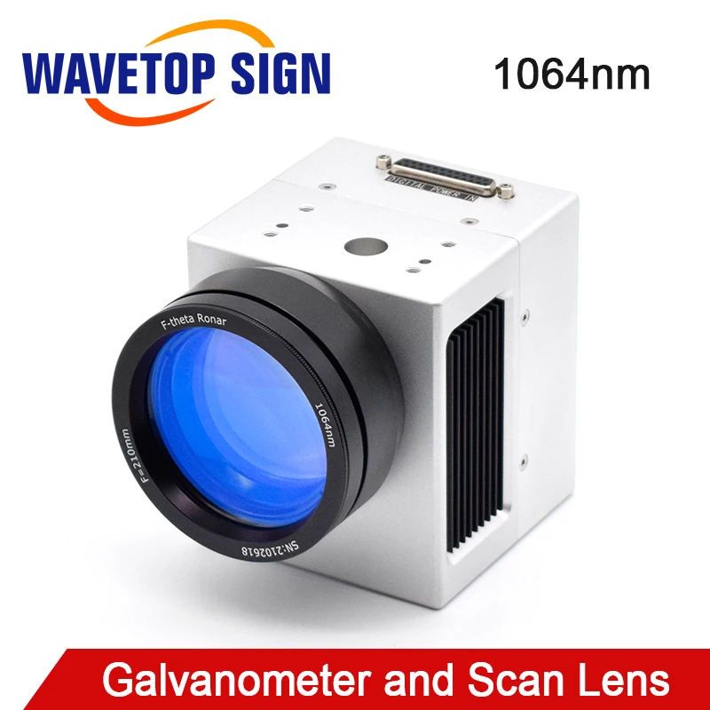 WaveTopSign 1064 нм цифровой волоконный лазерный Гальванометр сканер сканбокссс3д10+ OPEX сканирующая линза для лазерной гравировки
