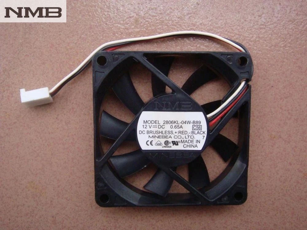 Для NMB 2806KL 04W B89 7015 7 см вентилятор 12V 0.65A осевой охлаждения|7cm fan|fan 12vcooling fan |