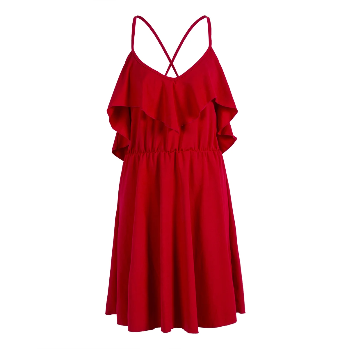 Сексуальное летнее женское пляжное мини-платье на шнуровке без рукавов с