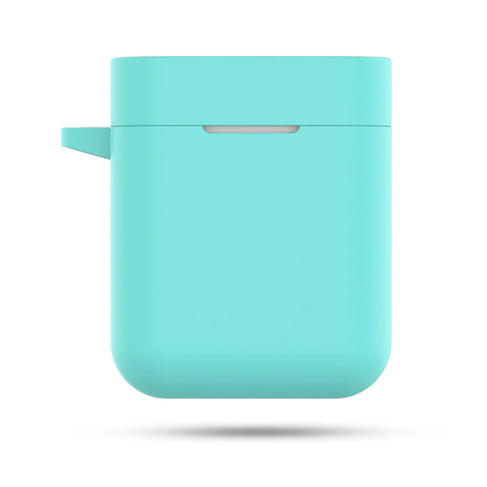 Light Green Case Силиконовый защитный чехол для наушников для Xiao mi Airdots Pro, противоударный чехол для Xiaomi mi Air TWS, беспроводная bluetooth-гарнитура - Цвет: Light Green Case