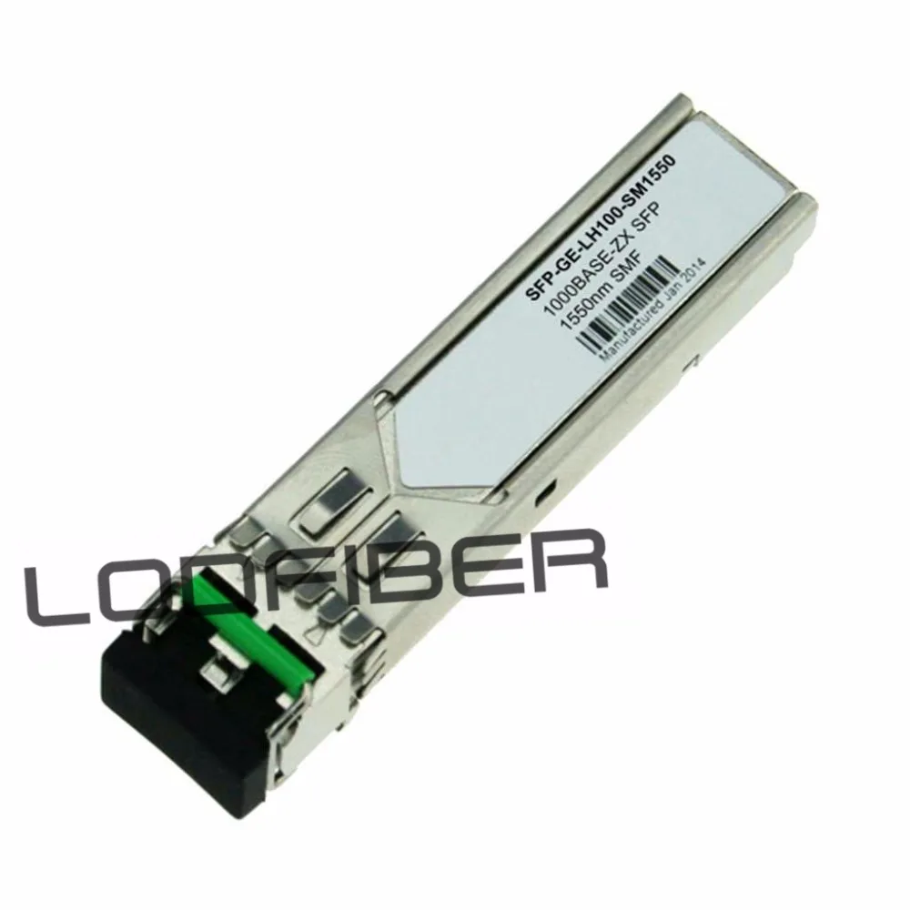 SFP-GE-LH100-SM1550 Compatible 1000BASE-LH SFP 1550nm 100km DOM Transceiver