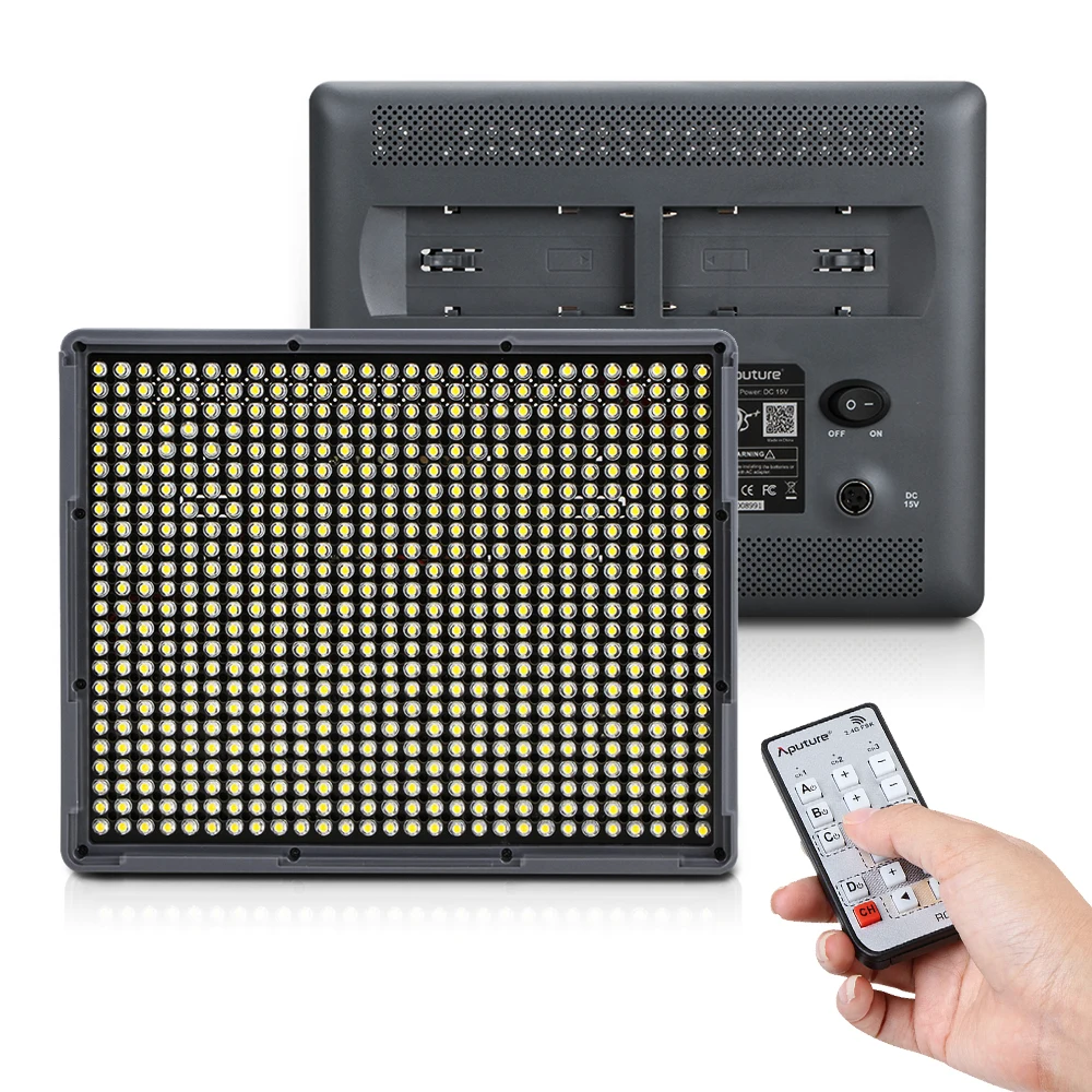 Aputure HR672 Серия комплект 2 шт. HR672W и HR672S HR672C затемненная Светодиодная панель для