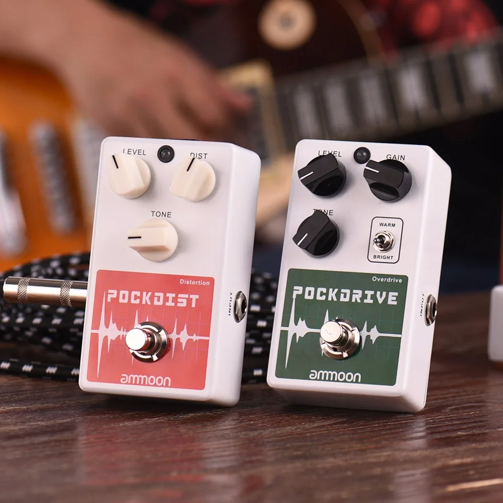 Новое поступление педаль для гитары ammoon создания эффектов фотография Overdrive Looper