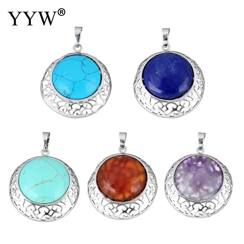 Подвески из драгоценного камня модные ювелирные подвески для женщин и мужчин 2017