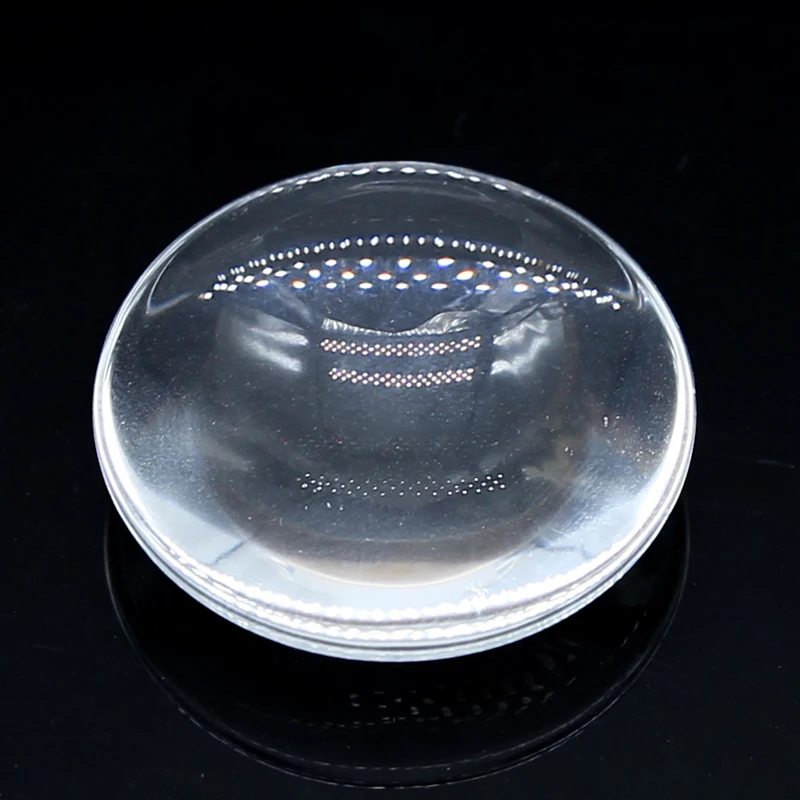 Круглые прозрачные стеклянные кабошоны 35 мм с плоской задней поверхностью 6 шт.