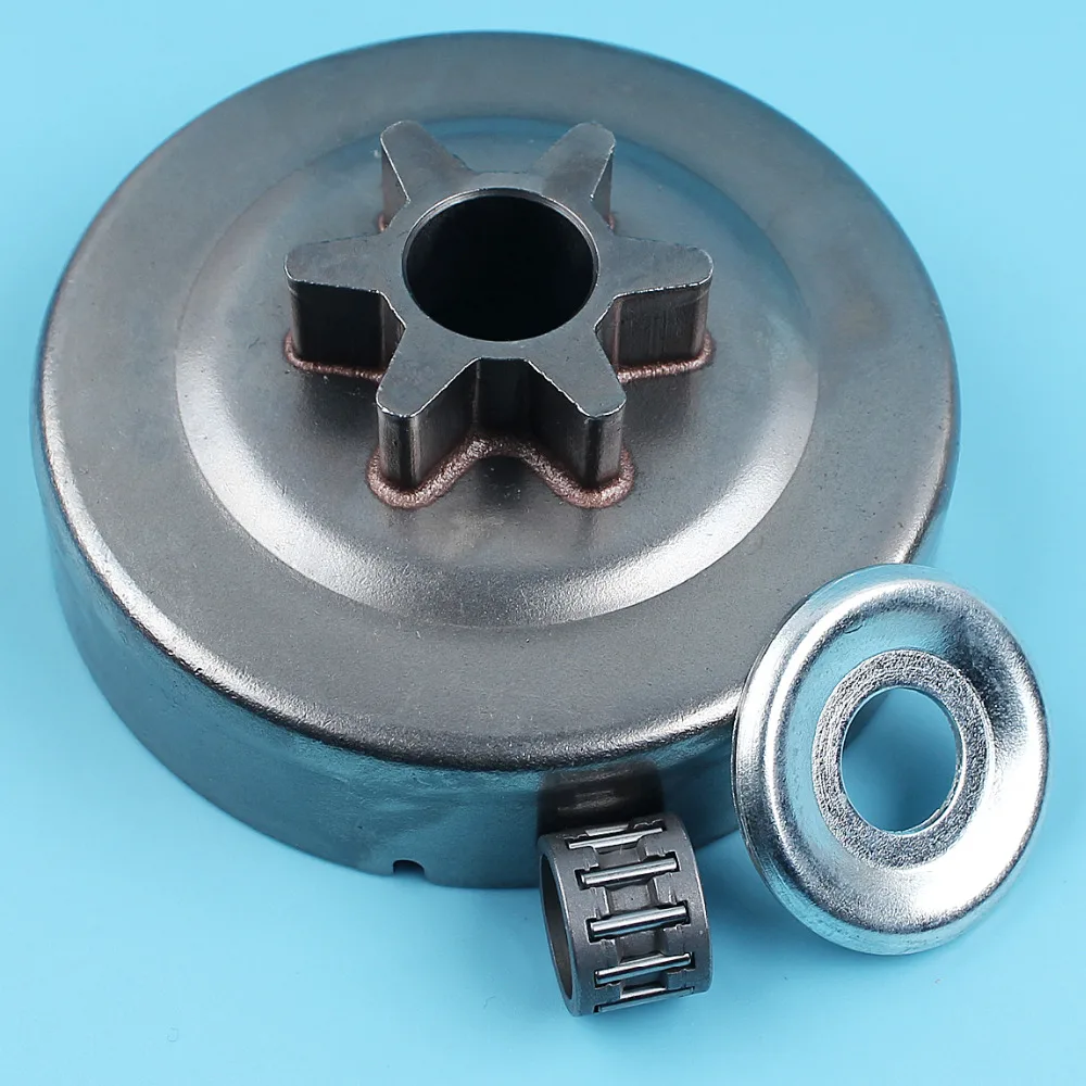 

3/8"-6T CLUTCH DRUM BELL W/ SPROCKET WASHER BEARING FITS STIHL 017 018 021 023 025 MS170 MS180 MS210 MS230 MS250 Chainsaws New