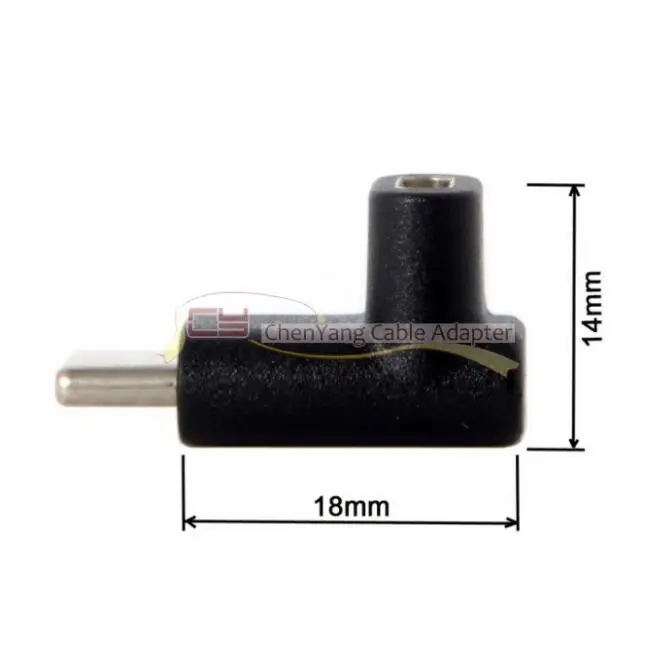 90 градусов вверх или вниз угловой Реверсивный USB 3 1 Type-C штекер-гнездо удлинитель