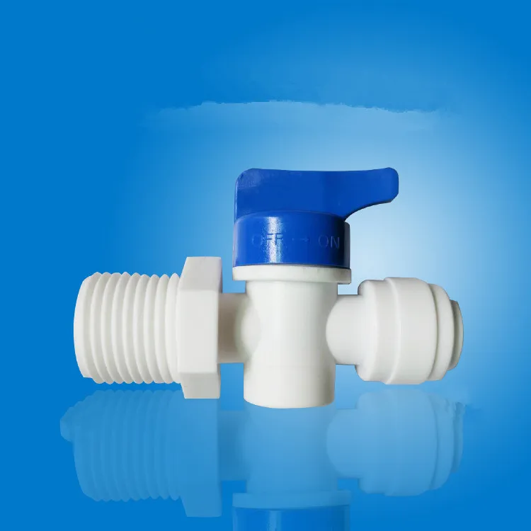 Шаровой кран с резьбой 3/8 дюйма встроенный быстроразъемный фитинг 1/2