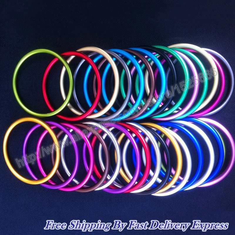 Бесплатная доставка оптовая продажа 200 шт./100 пар 2 5 &quotДетские Алюминиевые кольца