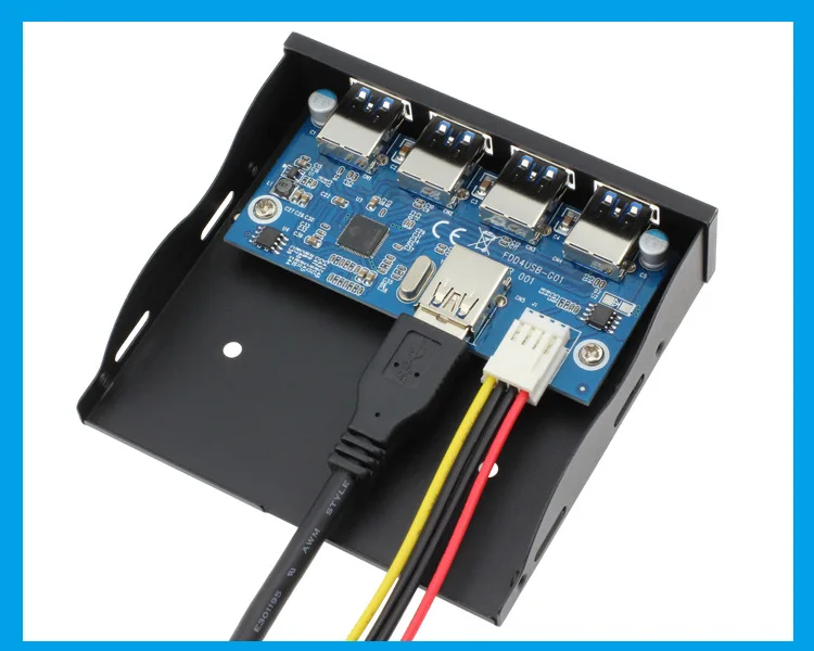 Для ПК внутренний 3 5 дюймовый флоппи накопитель BaySuper Speed Gbps19 + 1Pin 20 Pin 4 порта USB 0