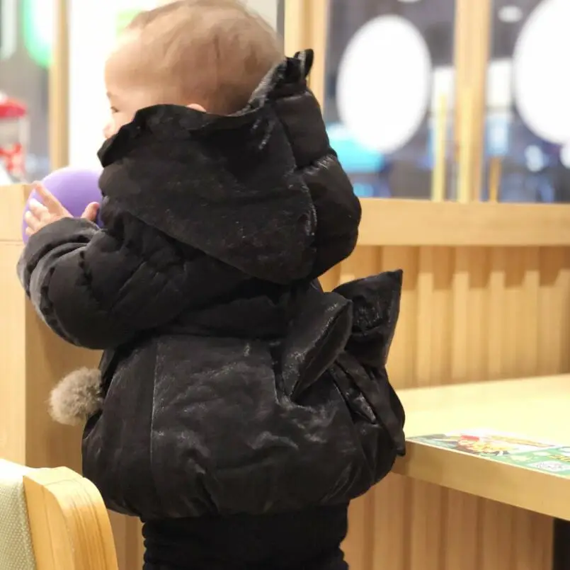 2019 теплое зимнее пальто для маленьких девочек парка на подкладке с длинными