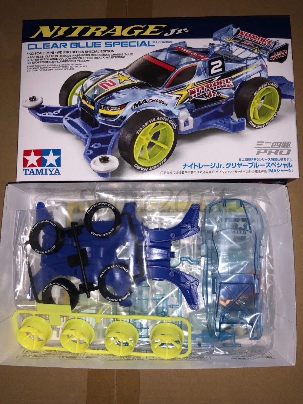 Tamiya 95398 1/32 Mini 4WD niсовершенно голубое шасси специальный MA | Игрушки и хобби