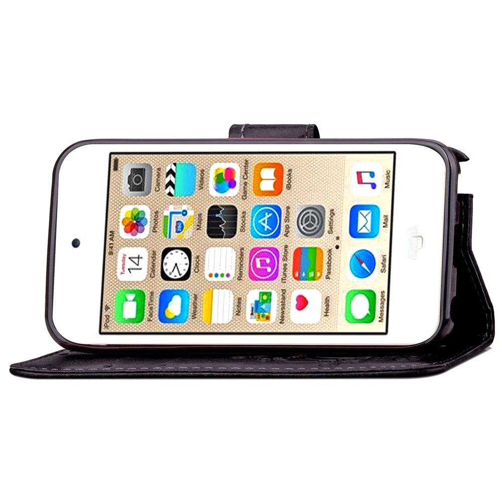 Чехол для телефона Apple iPod touch 5 6 iTouch Флип-кейс из искусственной кожи ТПУ чехол с