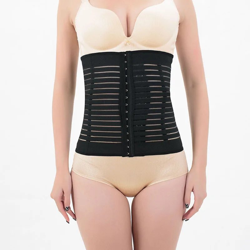 Черный Для женщин Body Shaper Пояс для похудения боди белье Утягивающее