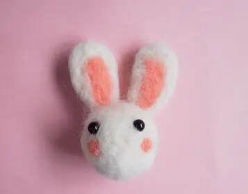 Закончена! Кролик серии шерсть для валяния кружево ручной работы без аксессуары