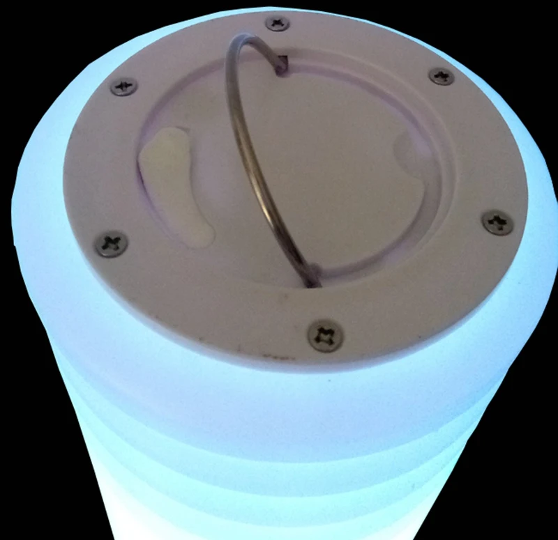 D11*H20cm Led Table Lamps Rechargeable Cordless Outdoor LED Lighted Color Changing Plastic Remote Control vanity light 20pcs/Lot | Освещение