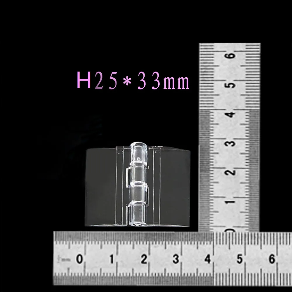 S/H25x33MMM/H30X33MML/H45x38MM акриловая петля прозрачная Петля из плексигласа органическое