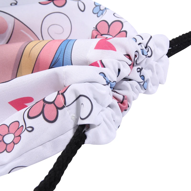 Jom Tokoy новые сумки на шнурке с 3d принтом единорога кожаный женский рюкзак Mochila Feminina