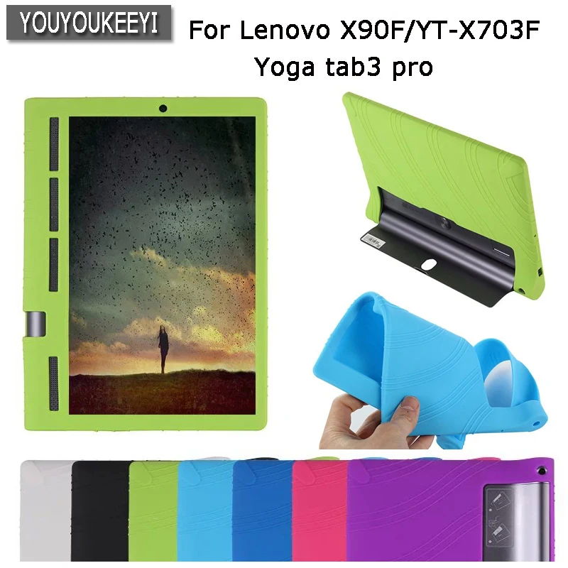 Для Lenovo Yoga Tab 3 PRO 10 чехол Ультратонкий Мягкий силиконовый для 1 дюймов YT X703F|10 case|case