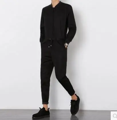 2017 новая мужская одежда модные мужские повседневные Рабочие Комбинезоны Штаны