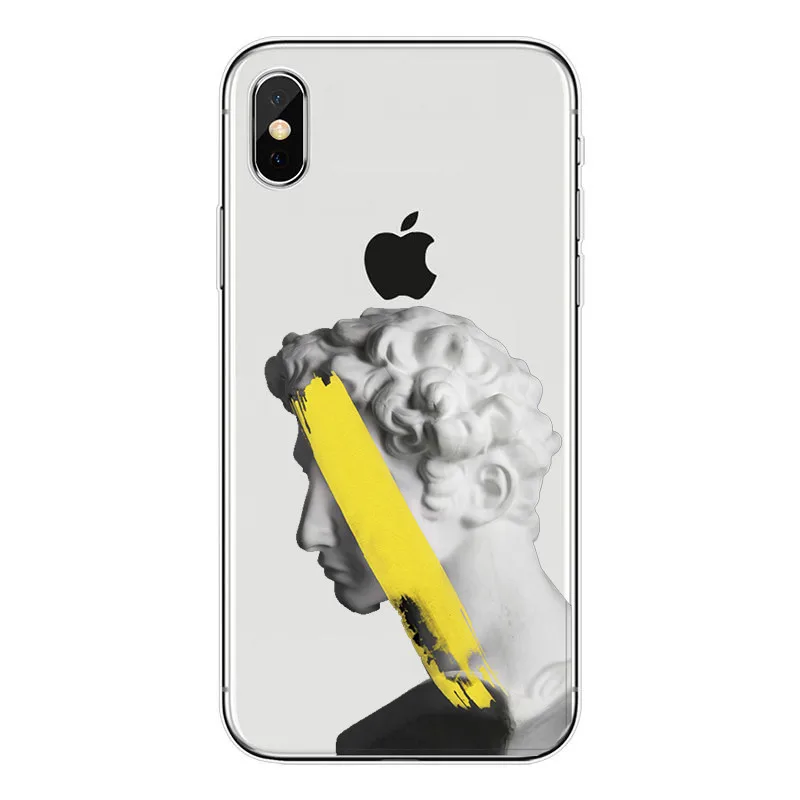 Римская Статуя глюк арт Медуза Vaporwave чехол для телефона Iphone 7 8 Plus XS XR11Pro MAX Funda Coque Case
