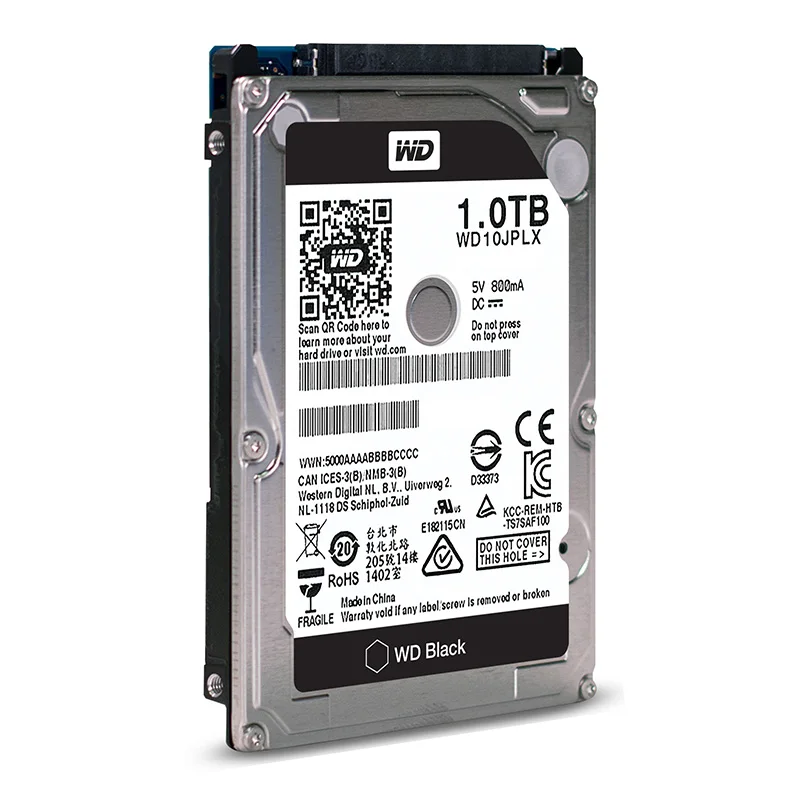 Western Digital WD Black 1 ТБ 2 5 &quotHDD HD SATAIII 9 мм 7200 об/мин внутренний жесткий диск для ноутбука