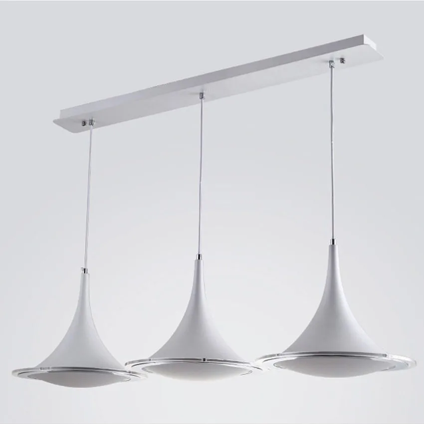 Современные светодиодные подвесные лампы для столовой светильники 12 Вт 18 форма