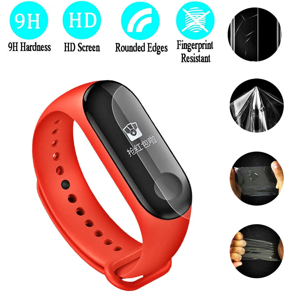 ABAY для Xiaomi mi Band 3 протектор экрана band3 HD TPU Ультра тонкая анти защитная пленка