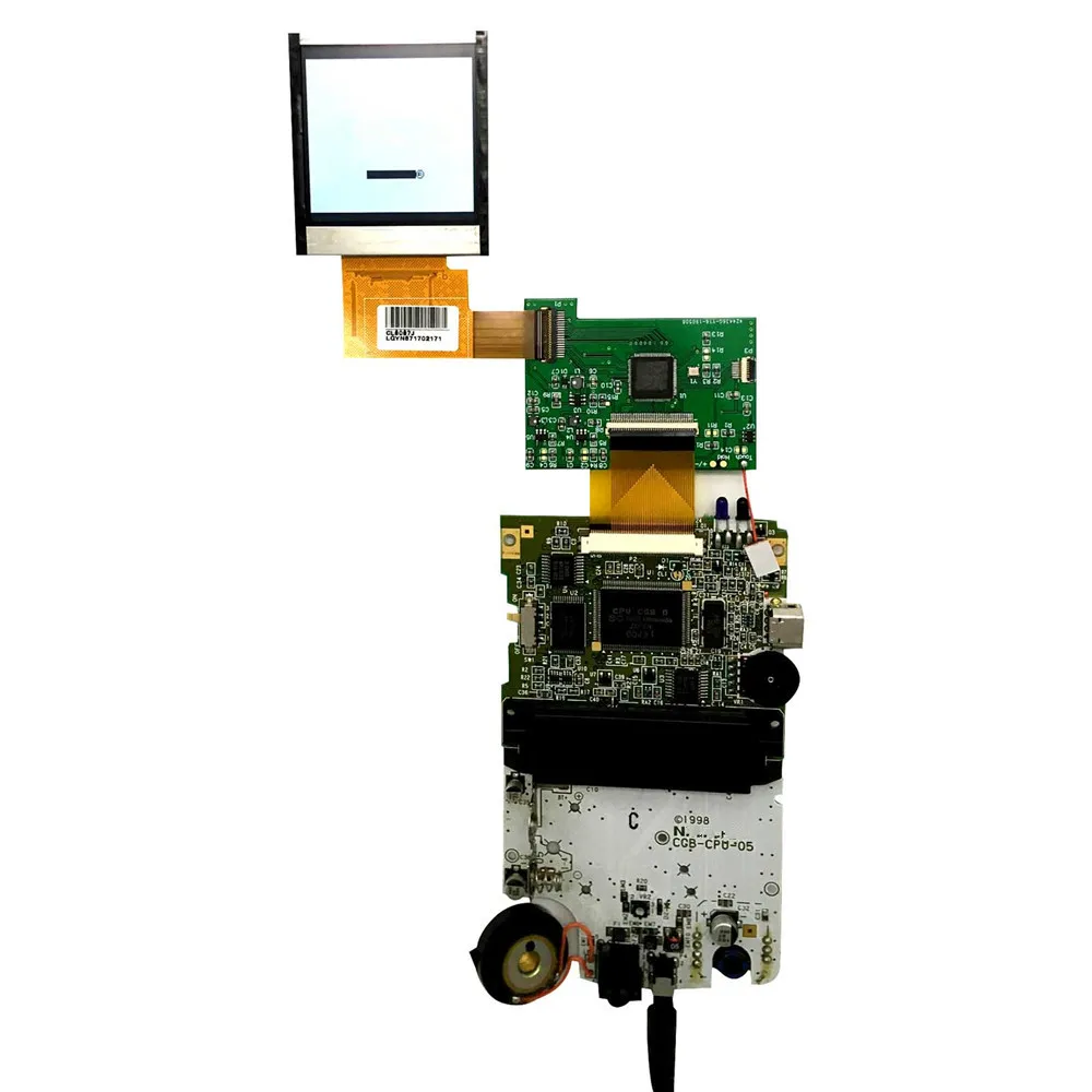 

For Nintend GBC Screen High Light LCD Modification Kit Replacement Accessories For GBC 5 Segments Adjustable Brightness Screen