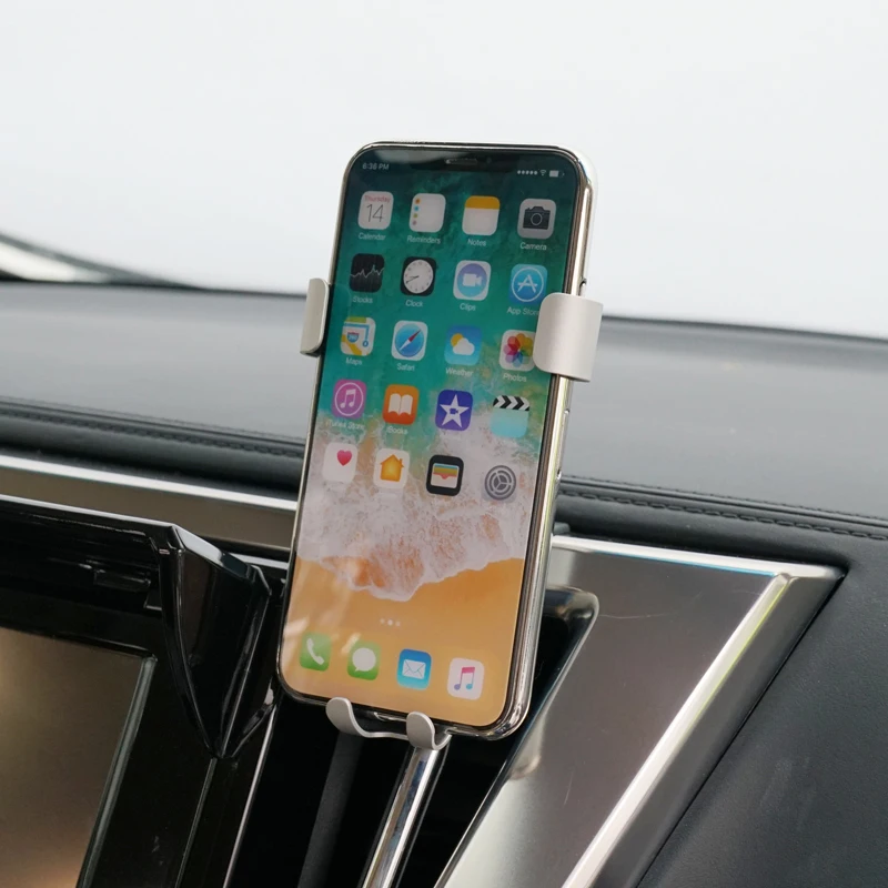 Правосторонний Автомобильный держатель для телефона Air Vent Mount Stand Gravity смартфон Подставка для сотового телефона для Toyota Alphard AH30