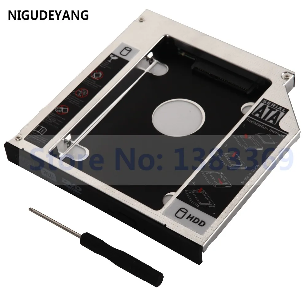 NIGUDEYANG 2nd жесткий диск SSD HD SATA Caddy для Sony vaio vgn nw21mf pcg 7186m 7182m nw21ef|Корпус жесткого диска|