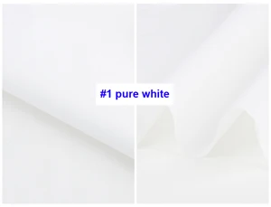 1 pure white Одноцветный Чистый хлопок Поплин Ткань 50s тонкая летняя рубашка материал платье - Цвет: 1 pure white