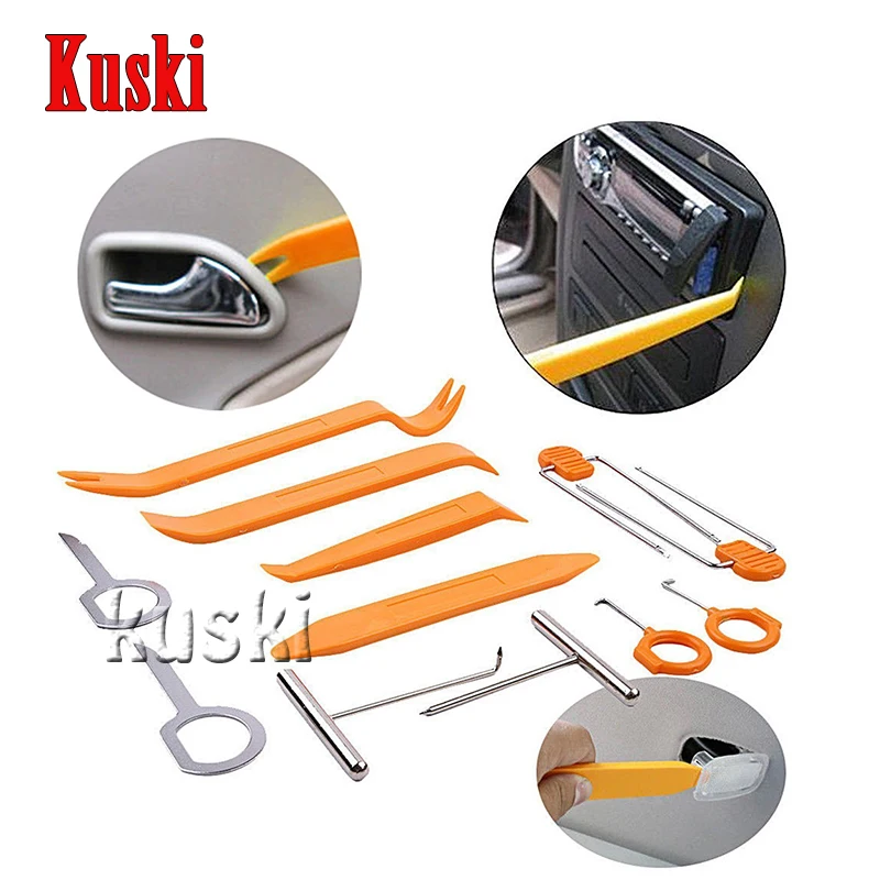 Автомобильный Стайлинг 12 шт./компл. инструмент для удаления наклейка Skoda Octavia 2 A7 A5
