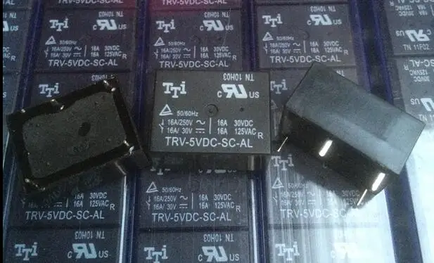 Горячая новинка 5 В реле TRV 5VDC SC AL TRV5VDCSCAL DC5V 5V 16A 250VAC DIP5|Реле| |