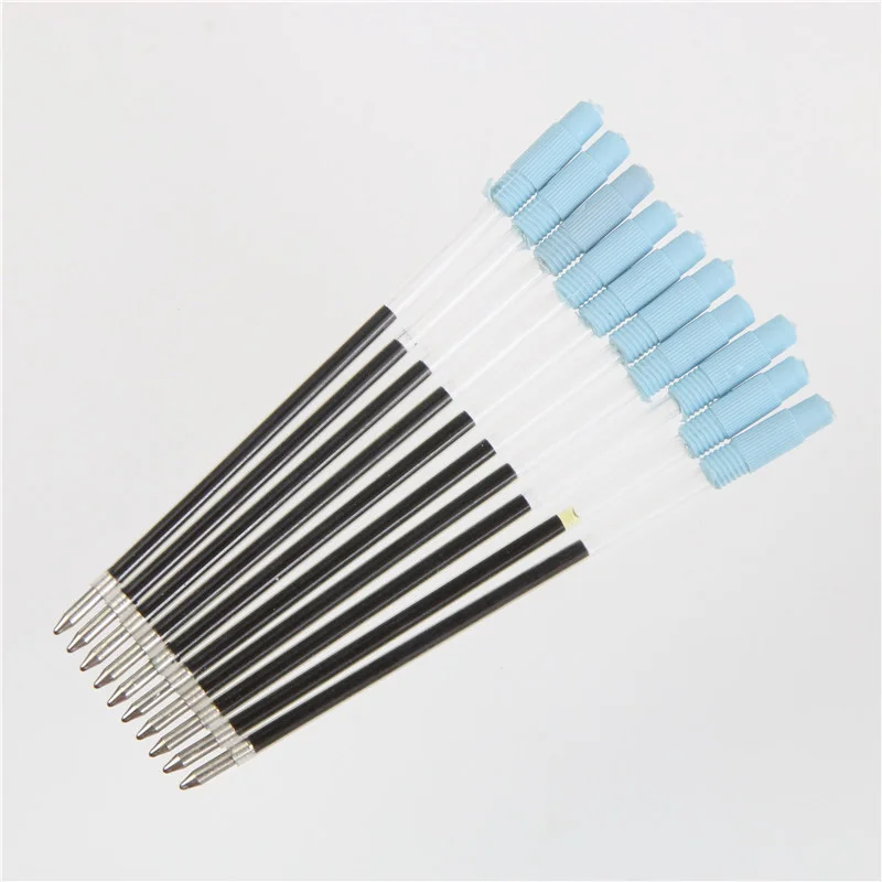 5 шт./лот металлические стержни для шариковых ручек 8 7 см короткие синие и черные