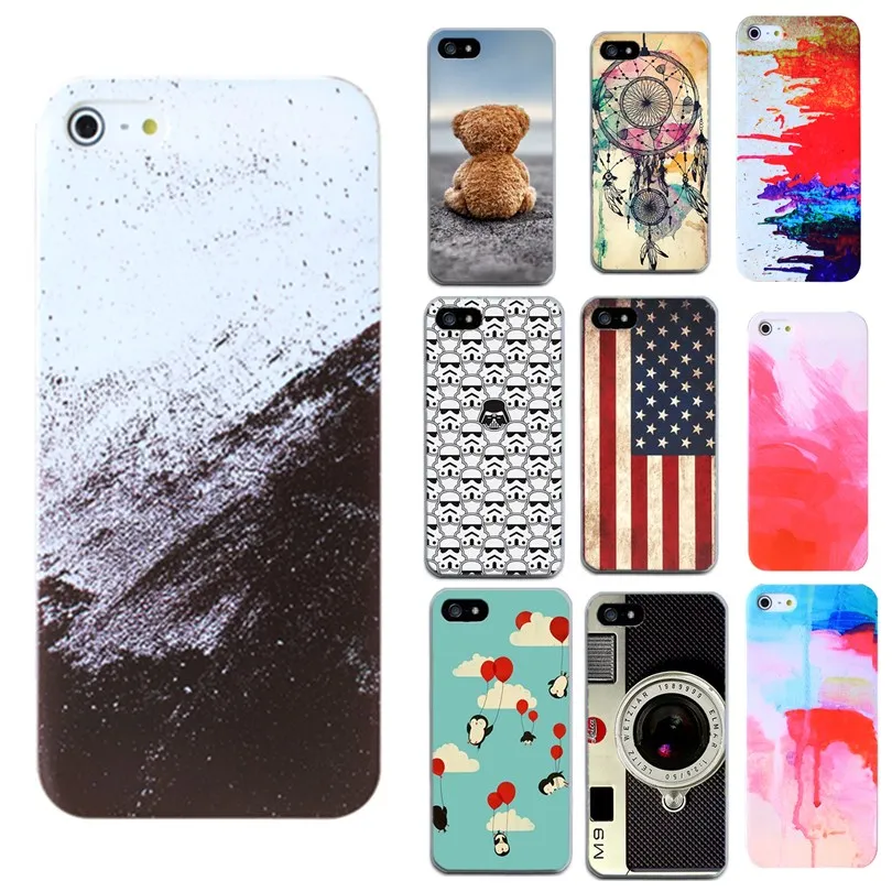 Для fundas iphone 8 plus capas Чехлы красочные для телефона чехол 5 5S SE 7 Аксессуары телефонов