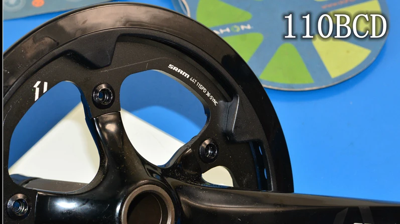 11SPD 110BCD 44T шатун для внедорожного велосипеда, узкий широкий шатун с защитой 170 мм