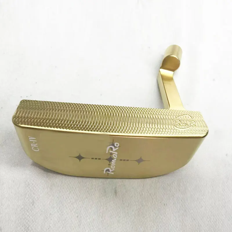 

New Golf Heads RomaRo CR-IV Limited Edition Golf Putter Heads Gold Color Putter Heads No Shaft Free Shipping