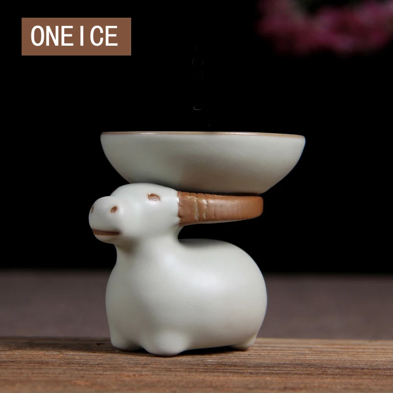 Ru Фильтры Чайные фильтр Чайный блюдце кунг фу японский интервальный фарфор