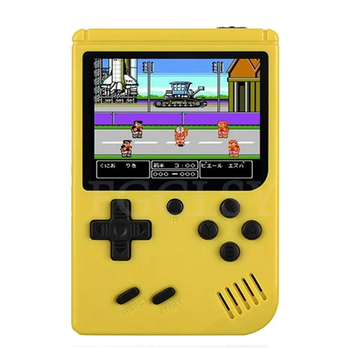 yellow FGCLSY набор видео игровая консоль 8 бит Ретро Карманный игровой плеер мини ностальгическая игровая консоль встроенные 168 классические игры - Цвет: yellow