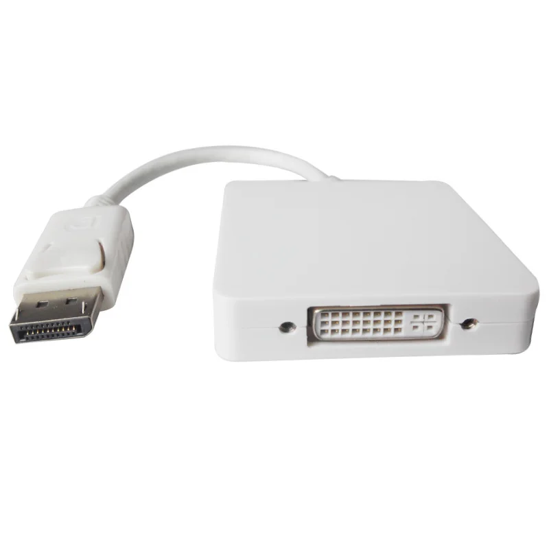 Perlinta 3 в 1 DisplayPort DP к HDMI/DVI/DP Женский Кабель-адаптер для портативных ПК проектор HDTV |