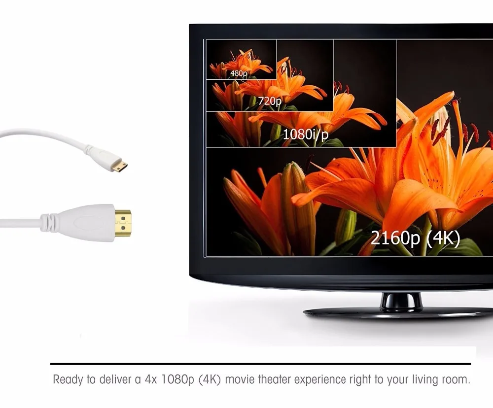 Кабель Mini HDMI позолоченный 1080P 1 м 5 2 3 |