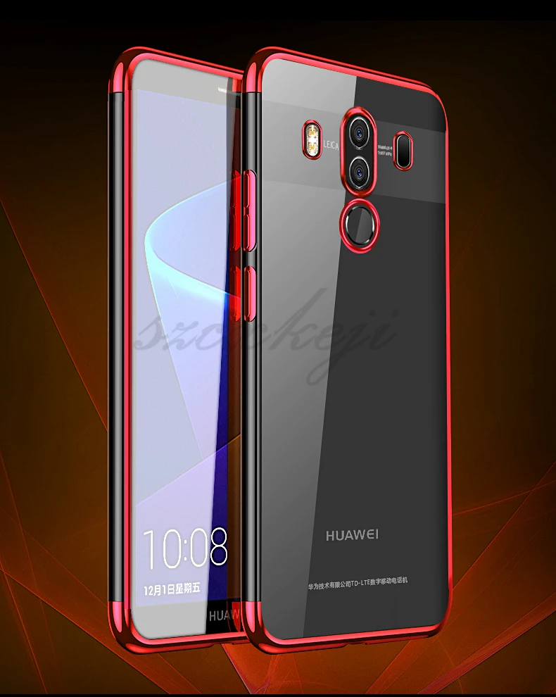 Мягкий ТПУ чехол Anxm для huawei mate 20 20X 20Pro mate 10 Pro, Ультра тонкое прозрачное покрытие, блестящий чехол для huawei mate 20 Pro